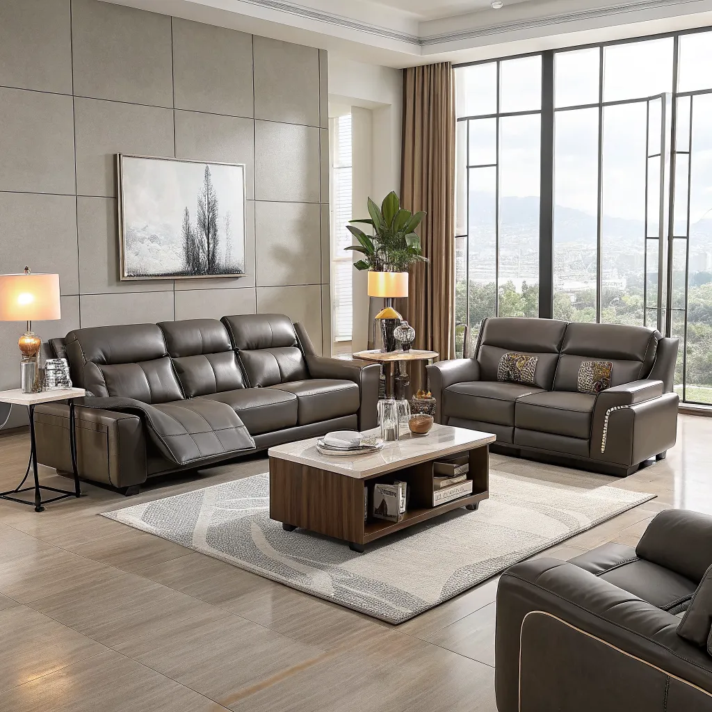 Premium modern living room furniture setup